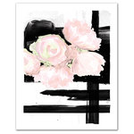 DDCG - Blush Blooms Canvas Wall Art, 16"x20"x1.25 - This 16x20 premium gallery wrapped canvas features soft blush blooms on a bold background. The wall art is printed on professional grade tightly woven canvas with a durable construction, finished backing, and is built ready to hang. The result is a remarkable piece of wall art that will add elegance and style to any room.