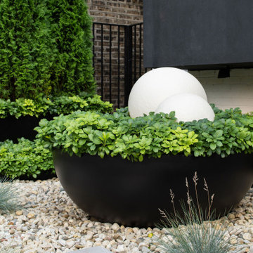 Wicker Park Single Family Home Outdoor Renovation: Rooftop Bar + Family-Friendly