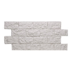 167-LARGE JERUSALEM BRICK PANEL 49"W X 26"H X 1 1/2"D - Wall Panels