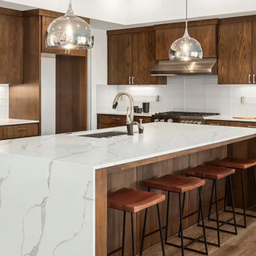 Waterfall Kitchen Island Remodel