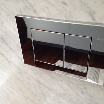 Polished Chrome Geberit Bolero Flush Plate