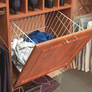 Clothes hamper for laundry room or custom closet