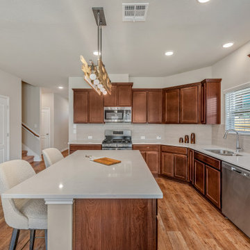 Pecan - Stained Cabinets