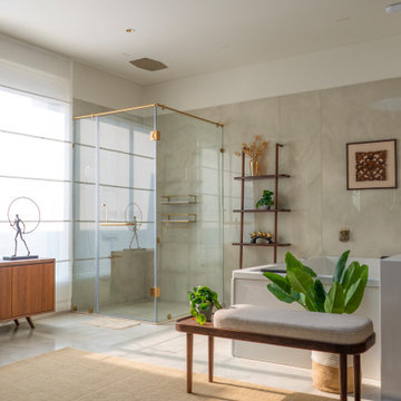 Mid-Century Modern bathroom