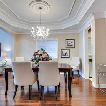 Dining Room with Ceiling Detail