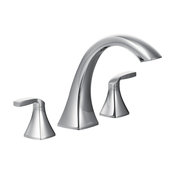 Moen Voss 2-Handle High Arc Roman Tub Faucet, Chrome