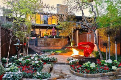Inspiration for a modern home design remodel in Seattle