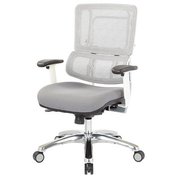 Breathable White Mesh Chair