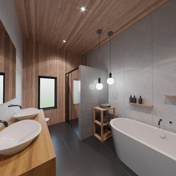 North Coast Beach House - Bathroom