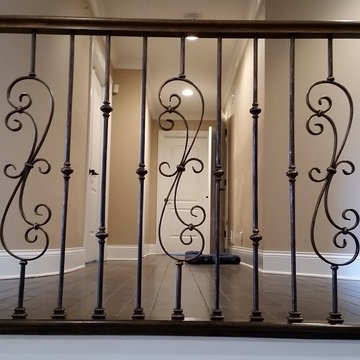 Custom iron baluster replacement