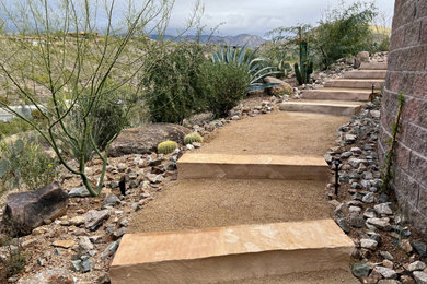 Design ideas for a rustic landscaping in Phoenix.