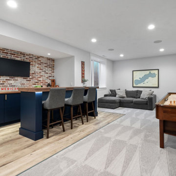Custom Basement Bar