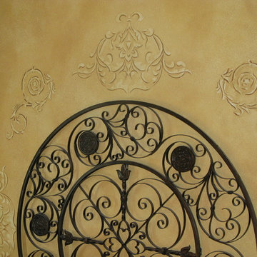 Painted Scroll Designs