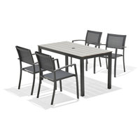 Belem 5-Piece Gray Patio Dining Set
