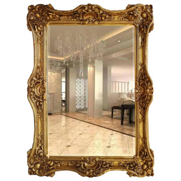 Rosia 90" Full-Length Mirror, Antique Gold