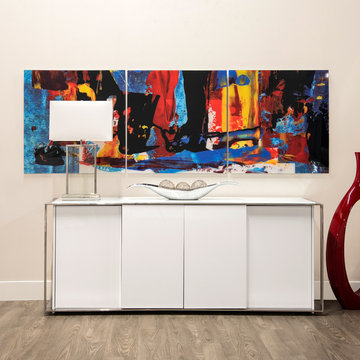 Couleurs Set of 3 Acrylic Wall Art