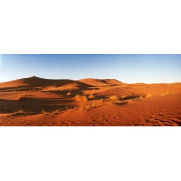 Desert At Sunrise Sahara Desert Morocco Print