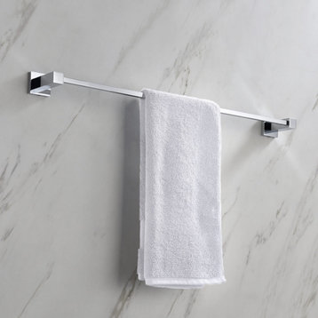 Cube 24" Bathroom Towel Bar KBA1504, Chrome