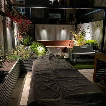 Harlem family backyard