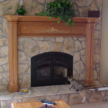 Heat Producing Wood Burning Fireplaces