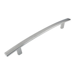 Cosmas - Cosmas 2363-192CH Polished Chrome 7-1/2&rdquo; CTC Subtle Arch Cabinet Pull [10-PACK] - Cabinet And Drawer Handle Pulls