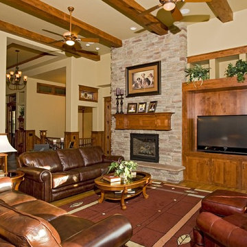 Castle Rock Mountain Craftsman Ranch Home