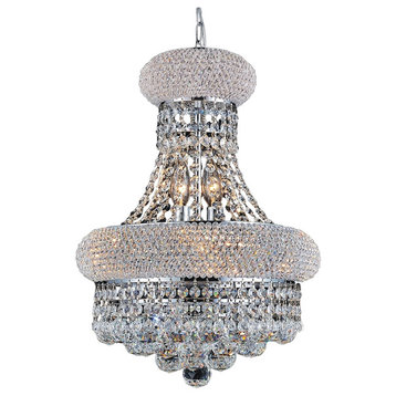 Empire 6 Light Chandelier With Chrome Finish