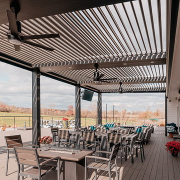 Lake Forest Golf Club - Ann Arbor, MI: StruXure Louvered Pergola & MagnaTrack