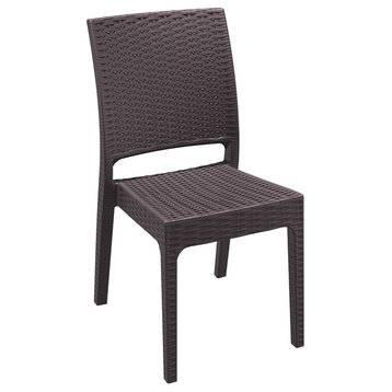 Compamia Florida Outdoor Dining Chairs, Set of 2, Brown