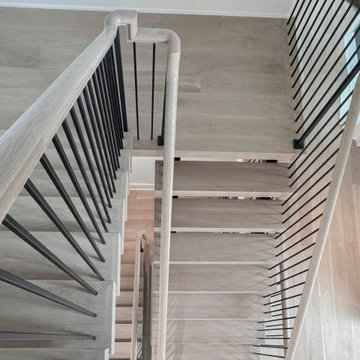 Project #122 | Freestanding Steel & Wood Staircase