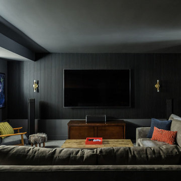 Transitional Home Theater