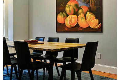 Dining room photo in Boston