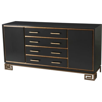 Theodore Alexander Large Inky Fascinate Cabinet