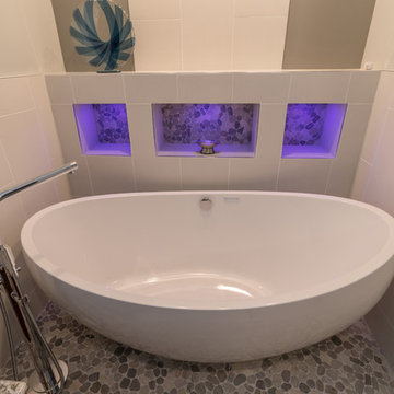 Project 2025-3 Golden Valley Transitional Master Bathroom Remodel with Spa Feel