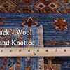 Super Kazak Khorjin Hand-Knotted Wool Rug 2' 10" X 4' 0" - Q14047