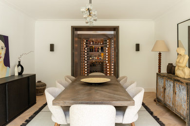 Bespoke wine cabinet and hallway storage