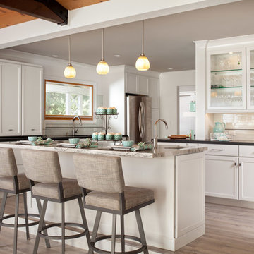 Open White kitchen