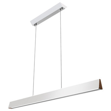 Flair 48" Linear Pendant White