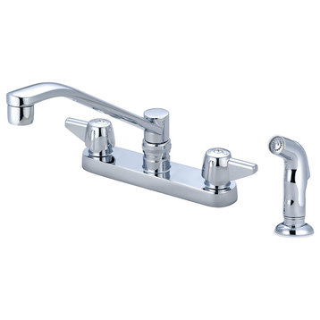 Central Brass 0128-A Central Brass 1.5 GPM Bridge Kitchen Faucet - Polished