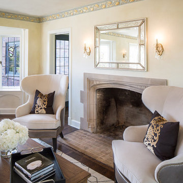 Traditional Tudor Living & Dining Room, Seattle, WA