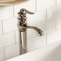Karran KBF432 1-Hole 1-Handle Vessel Faucet With Pop-up Drain, Chrome