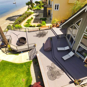 Waterfront Deck Living - No Deck Seams - No Butt Joints