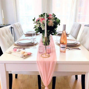 Gold & Blush Tablescape