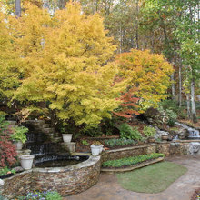 Garden walls and staircases
