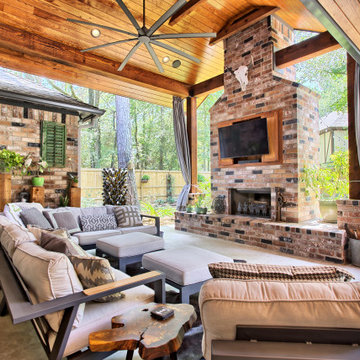 The Woodlands Outdoor Patio and Kitchen
