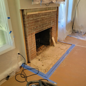 Transforming a Fireplace with California Redwood Charm