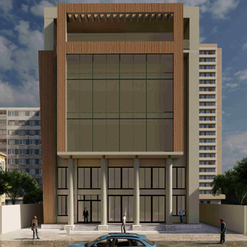 multipurpose residential & commercials building