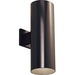 Progress - Progress P5642-20 Two Light Outdoor Wall Mount - 6" up/down cylinder with heavy duty aluminum construction and die cast wall bracket. Powder coated finish. Specify P8798-31 top cover lens for use in wet locations.  Wet location listed when used with P8798 top cover lens Warranty: 1 Year Warranty* Number of Bulbs: 2*Wattage: 250W* BulbType: PAR-38* Bulb Included: No