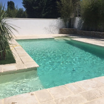 réalisation revêtement et mise en eau