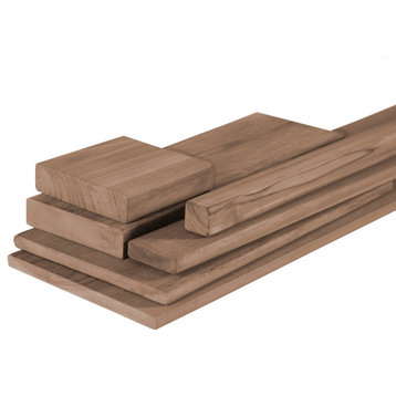 Teak Teak Lumber Plank, 1/2x1-3/4x6'